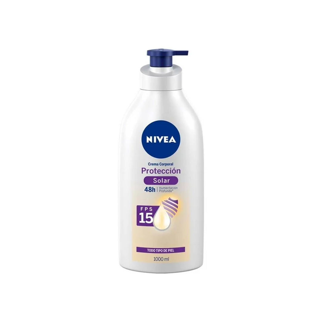 Crema De Tocador Nivea Todo Tipo De Piel Prote. Solar 1 Lt
