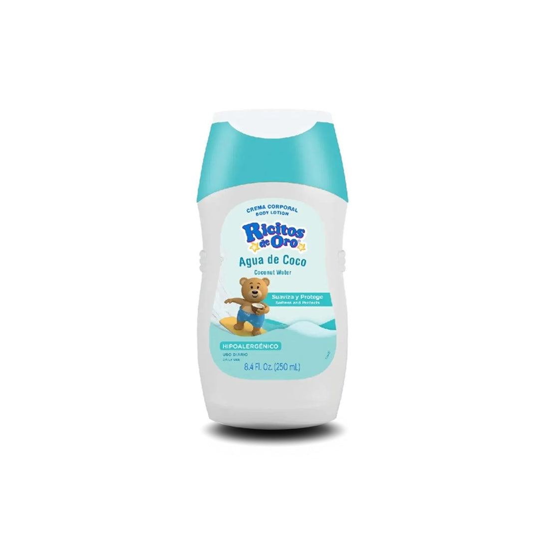 Crema De Tocador Ricitos De Oro Agua De Coco 250 Ml