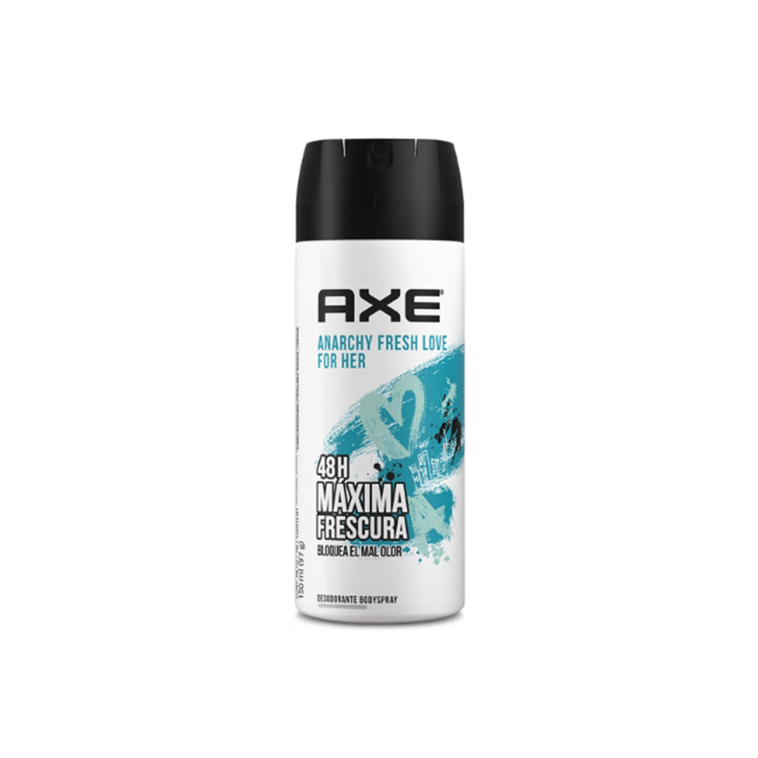 Desodorantes Axe Aerosol Men Anarchy Fresh Love 150 Ml