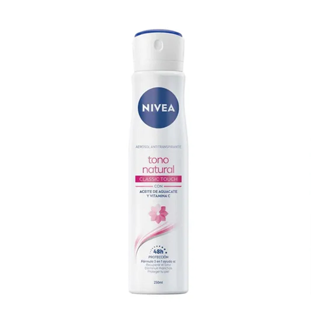 Desodorantes Nivea Aerosol Women Tono Natural 250 Ml