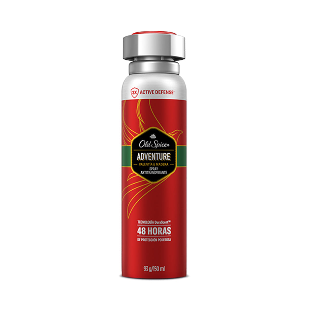 Desodorantes Old Spice Aerosol Men Adventure 3X 150 Ml