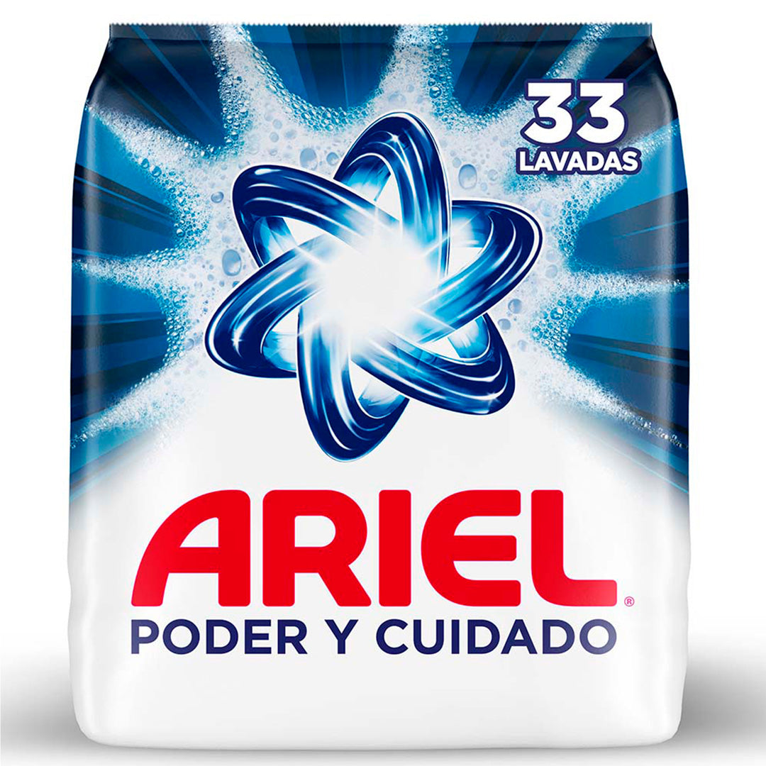 Detergente Ropa Ariel Poder Y Cuidado 4 Kg