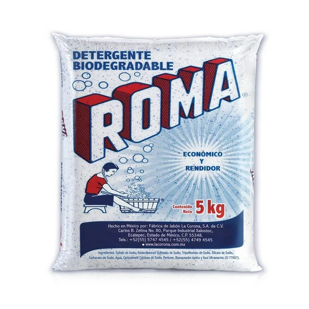 Detergente Ropa Roma 5 Kg.