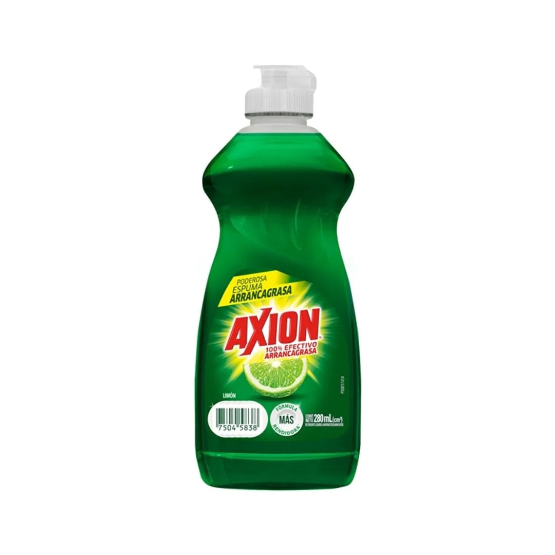 Detergente Trastes Liquido Axion Limon 280 Ml