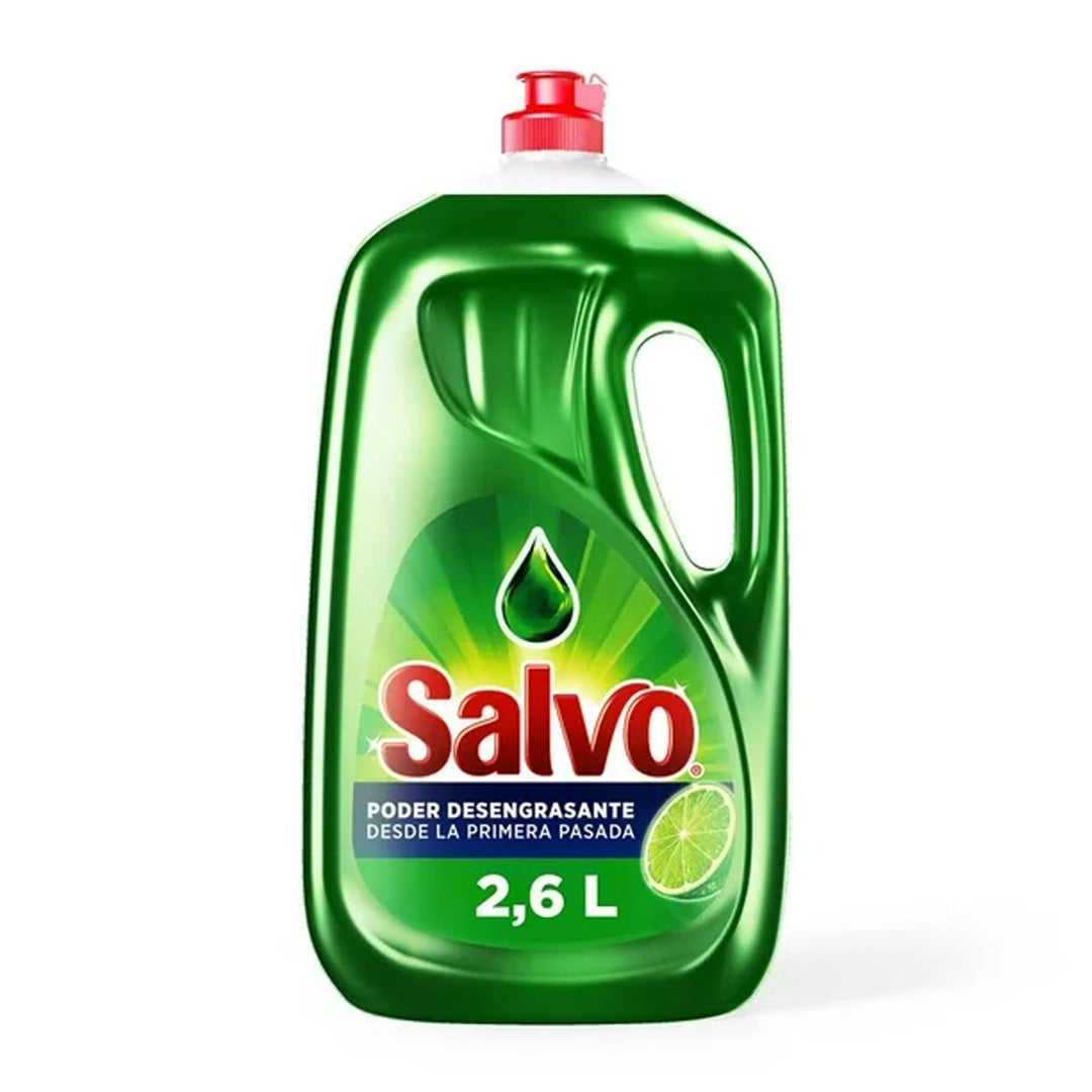 Detergente Trastes Liquido Salvo Limon 2.6 Lt