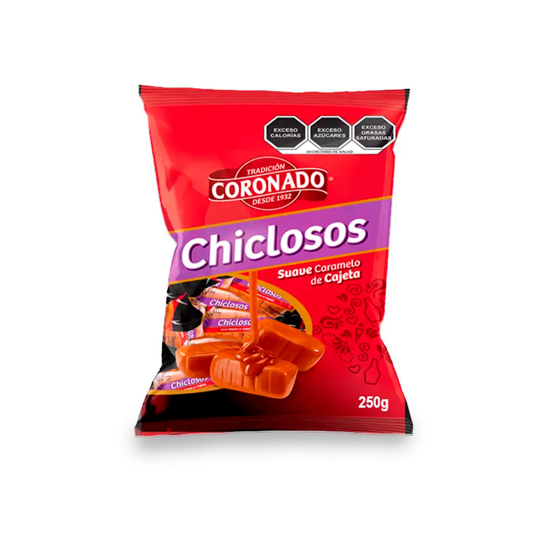 Dulces Coronado Chicloso De Cajeta 250 Gr
