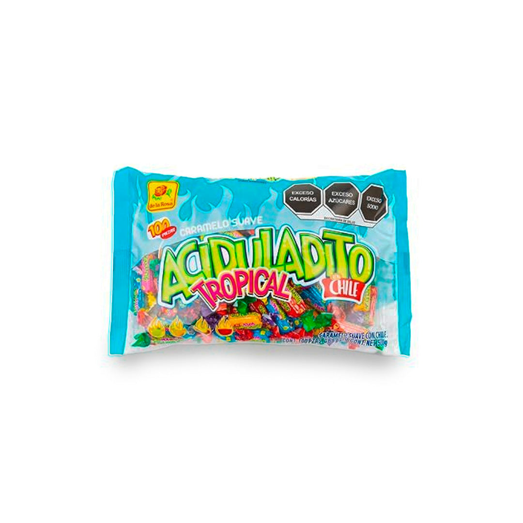 Dulces La Rosa Aciduladito Tropical 500 Gr