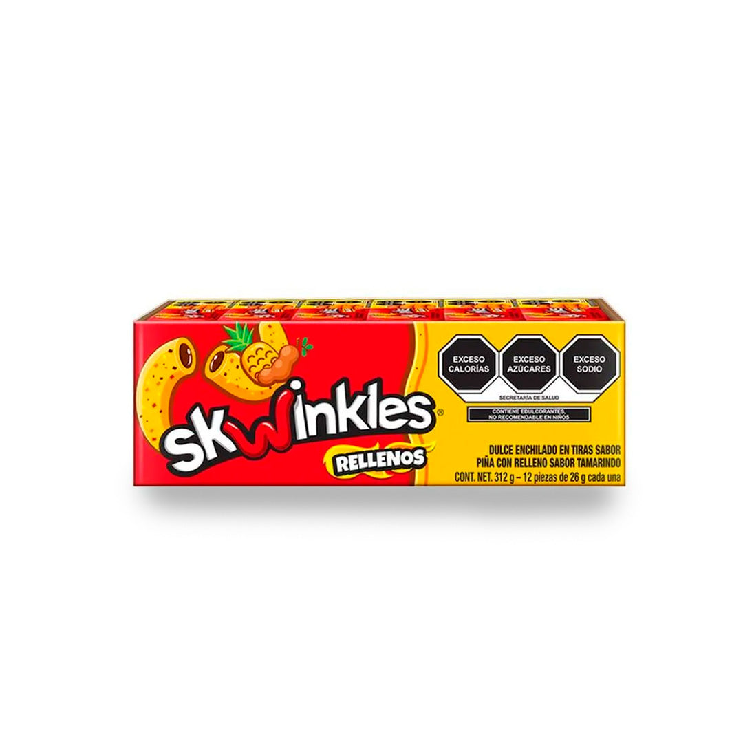Dulces Skwinkles Rellenos Piña 312 Gr