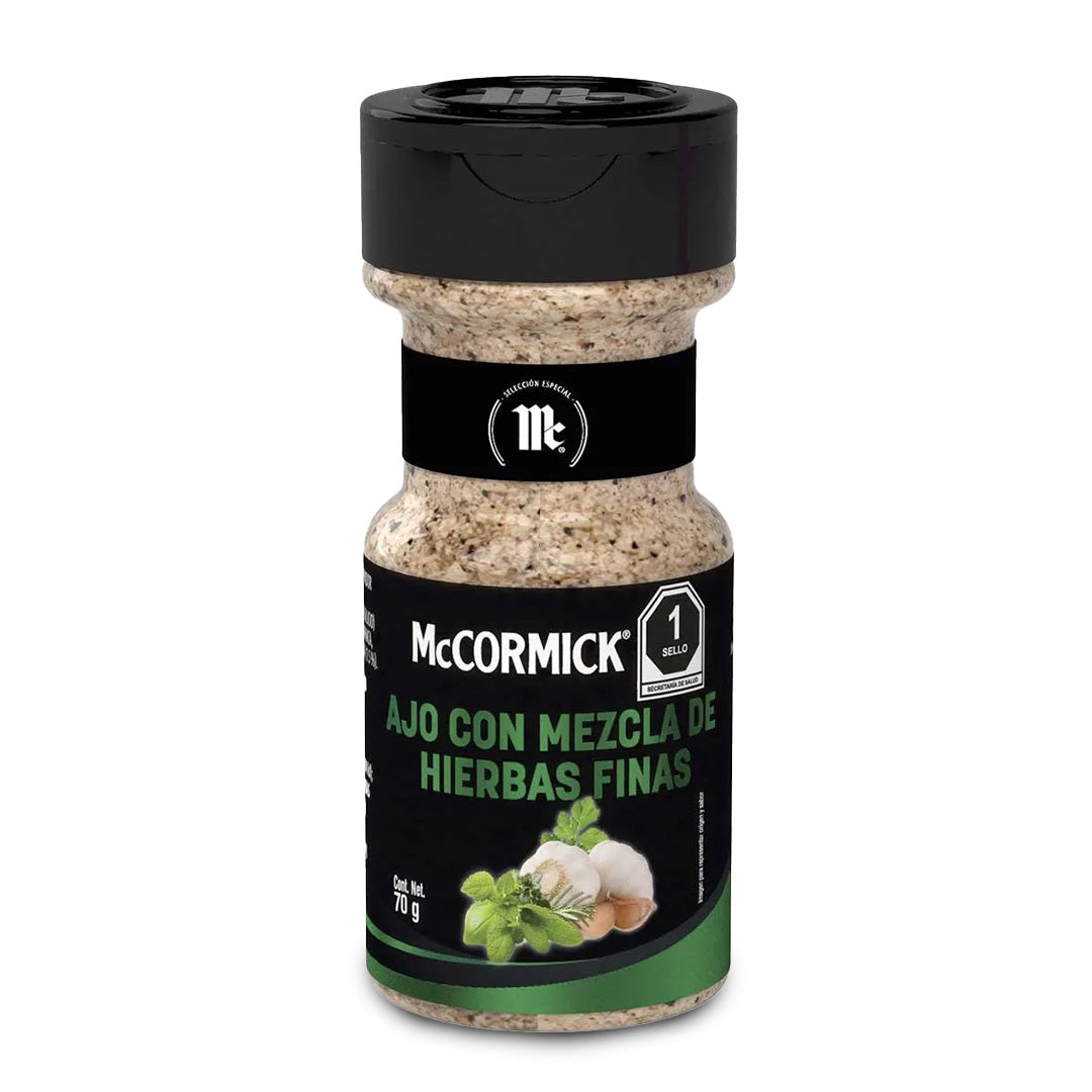 Especias Frasco Mccormick Ajo C/Hierbas Finas 70 Gr