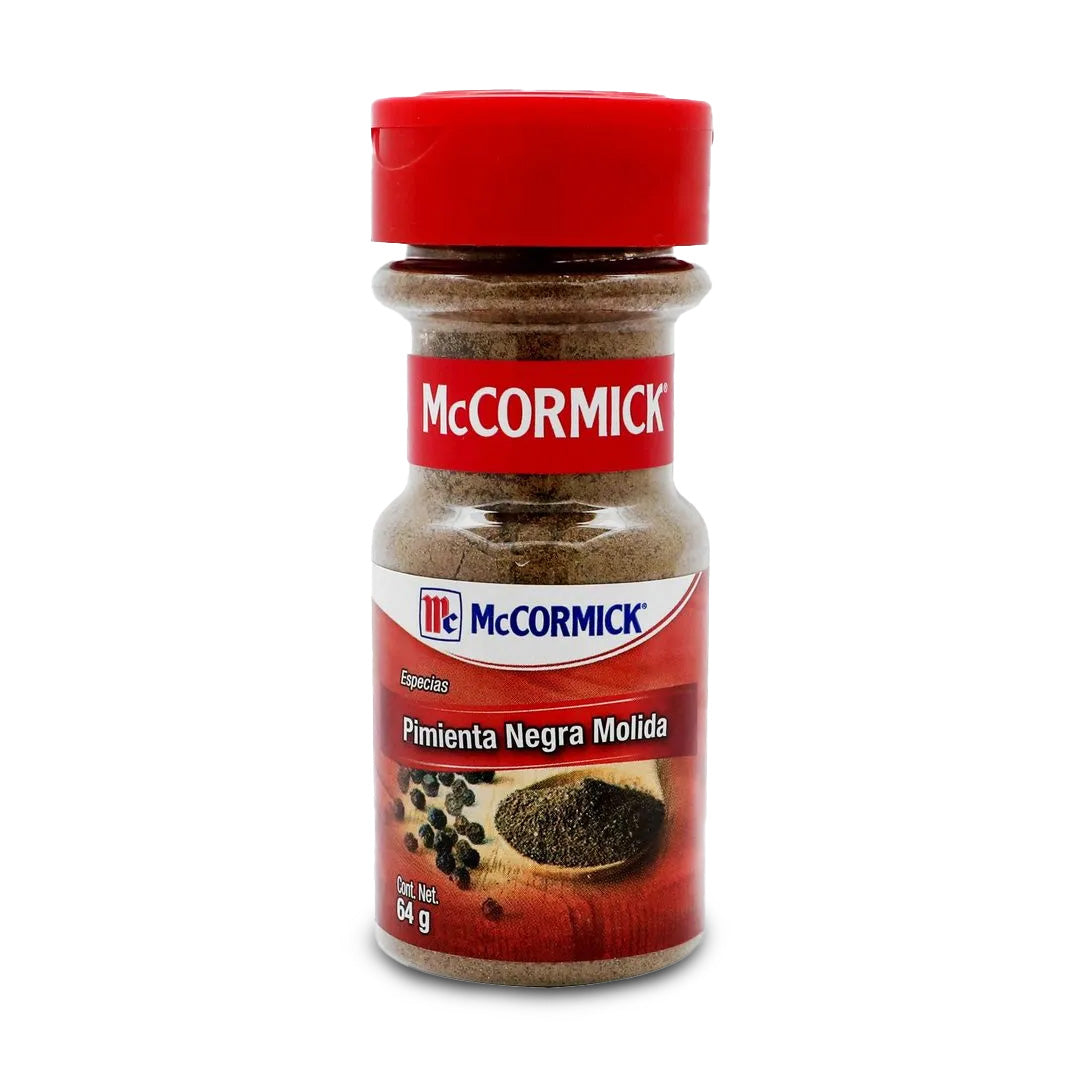 Especias Frasco Mccormick Pimienta Negra 64 G