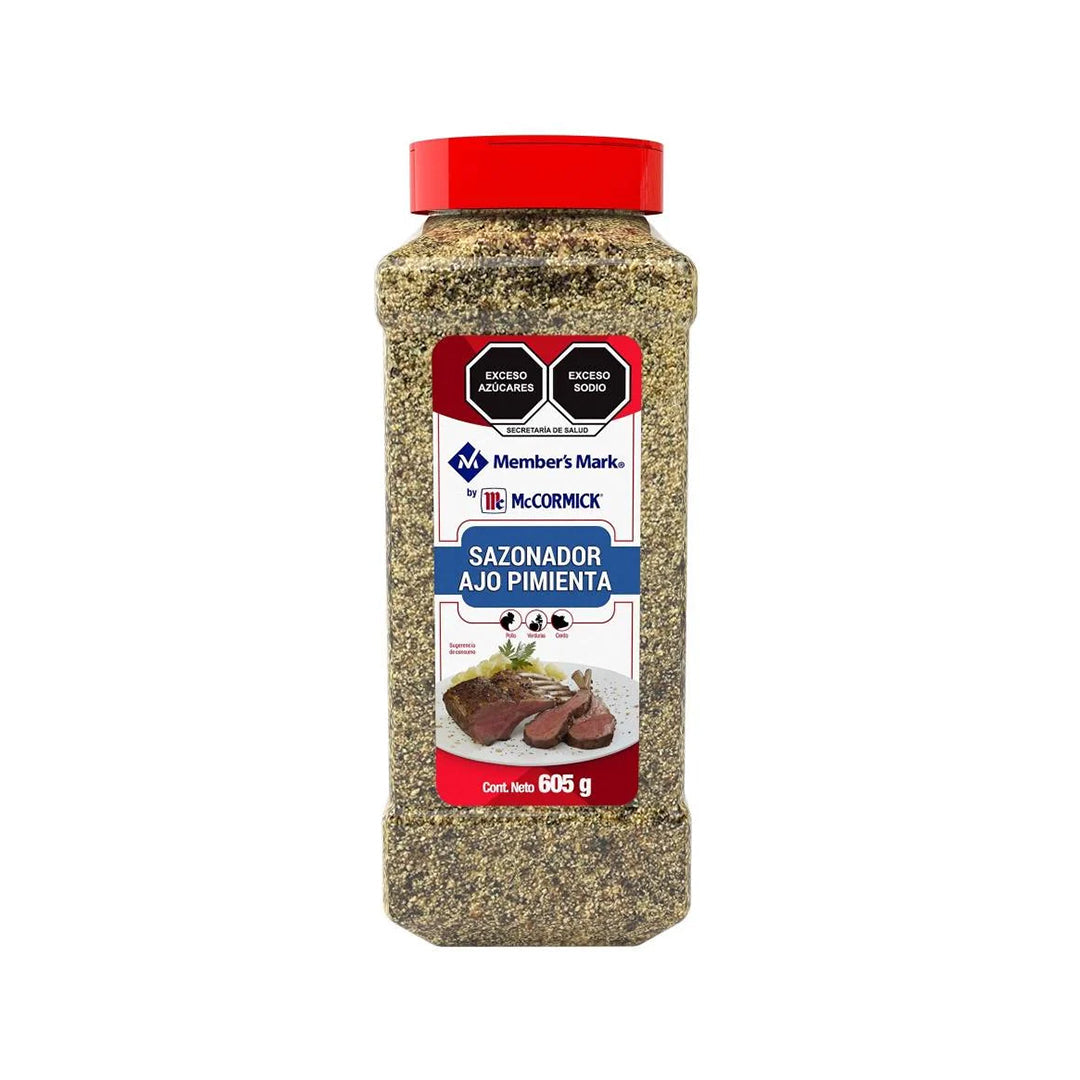 Especias Frasco Members Ajo Pimienta 605Gr