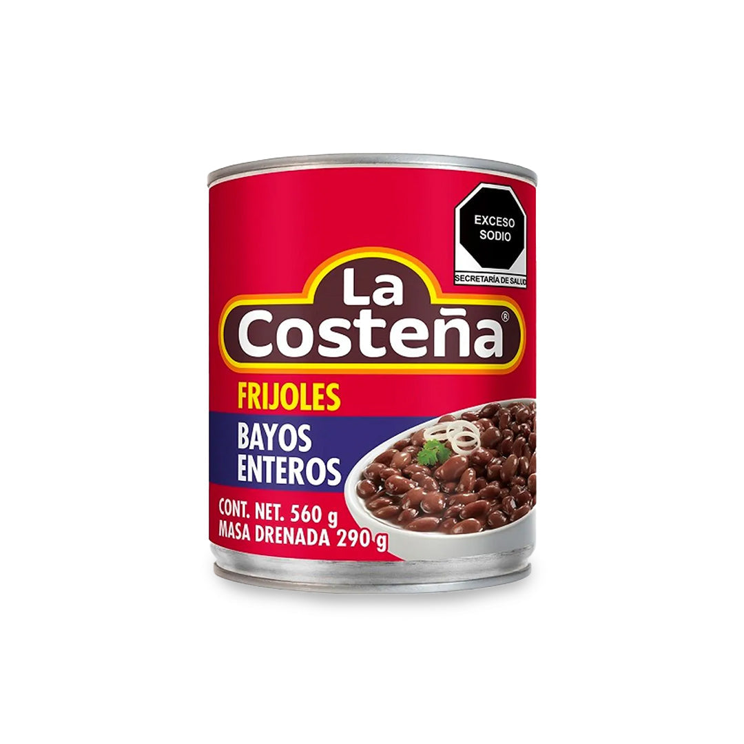Frijol Costeña Bayos Lata Enteros 560 G
