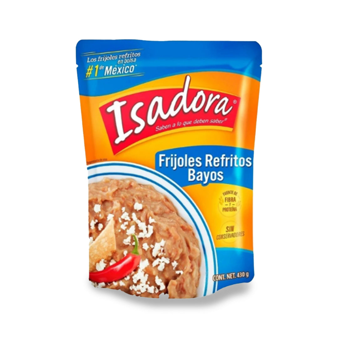 Frijol Isadora Bayos Bolsa Refritos 430 Gr