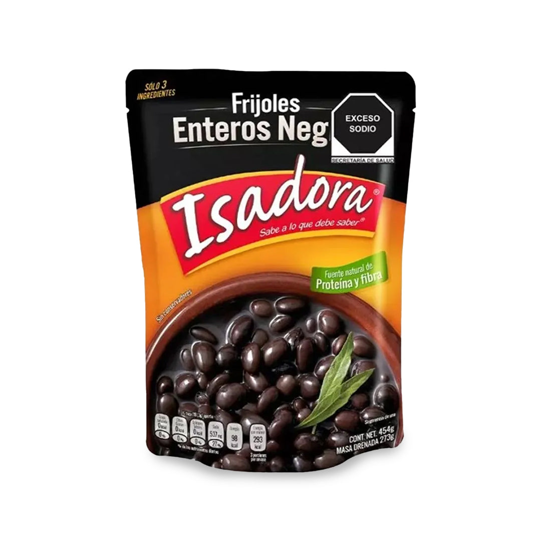 Frijol Isadora Negros Lata Enteros 454 Gr