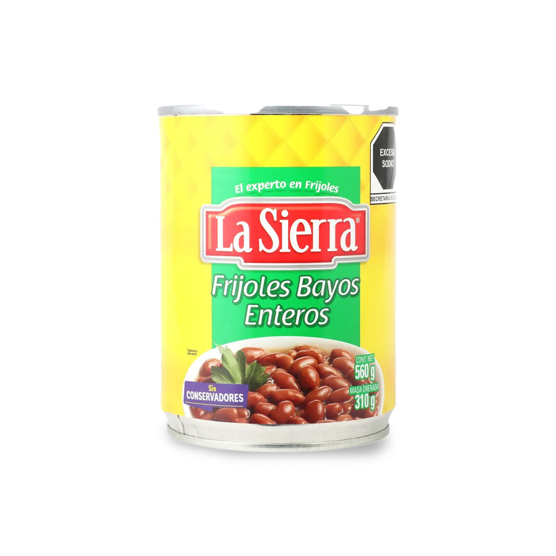 Frijol La Sierra Bayos Lata Enteros 560 Gr.