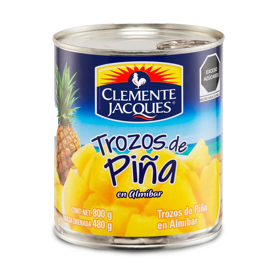 Fruta En Almibar Clemente Piña En Trozos 800 Gr