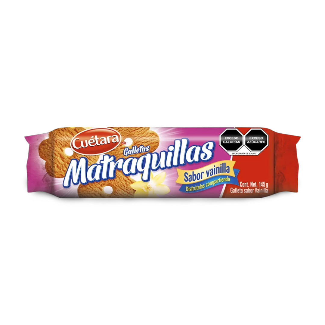 Galletas Cuetara Matraquillas Vainilla 145 Gr