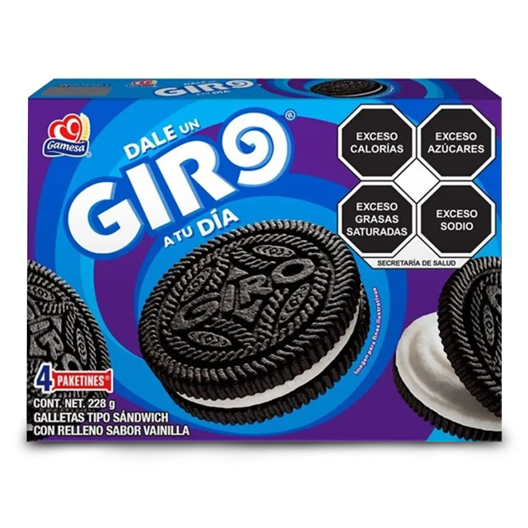 Galletas Gamesa Giro Vainilla 228 Gr
