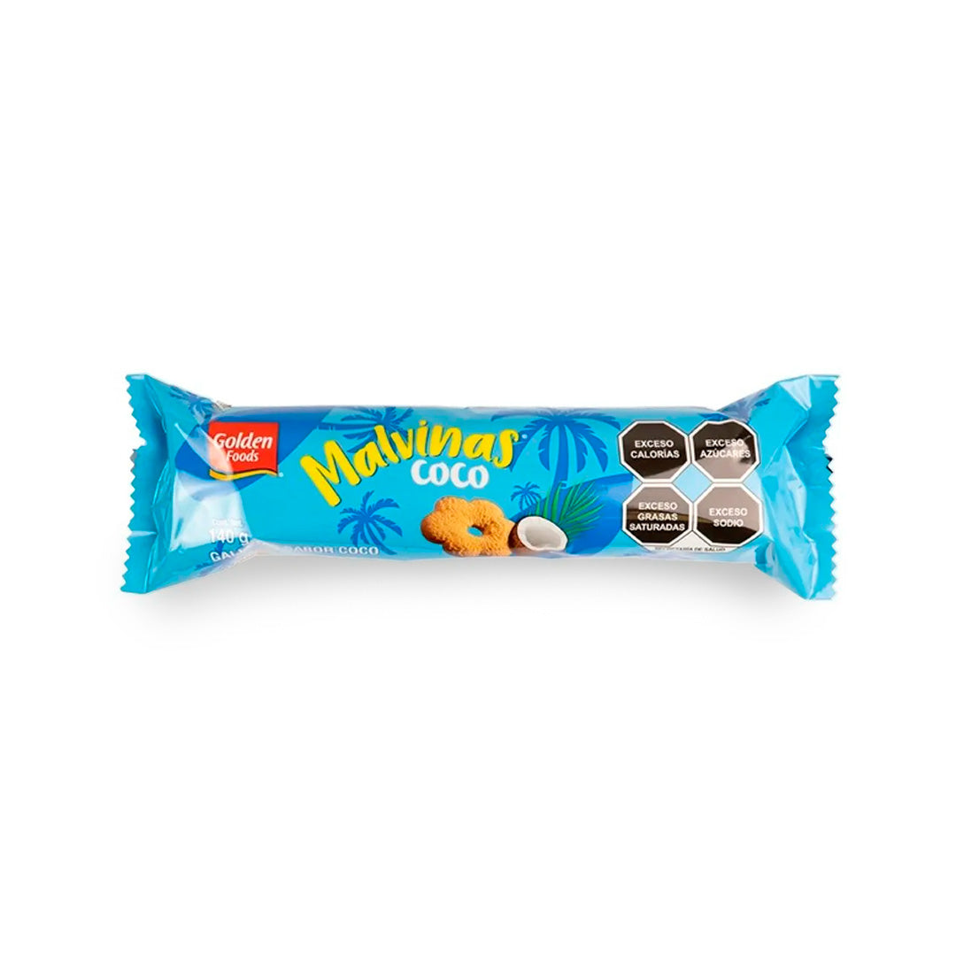 Galletas Golden Foods Malvinas Coco 140 Gr