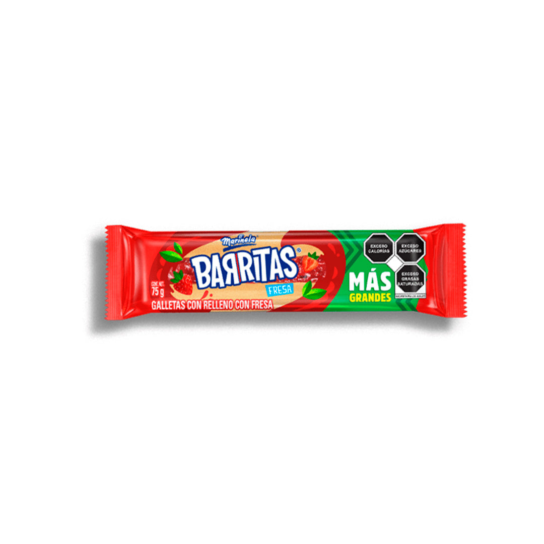 Galletas Marinela Barritas Fresa 75 Gr