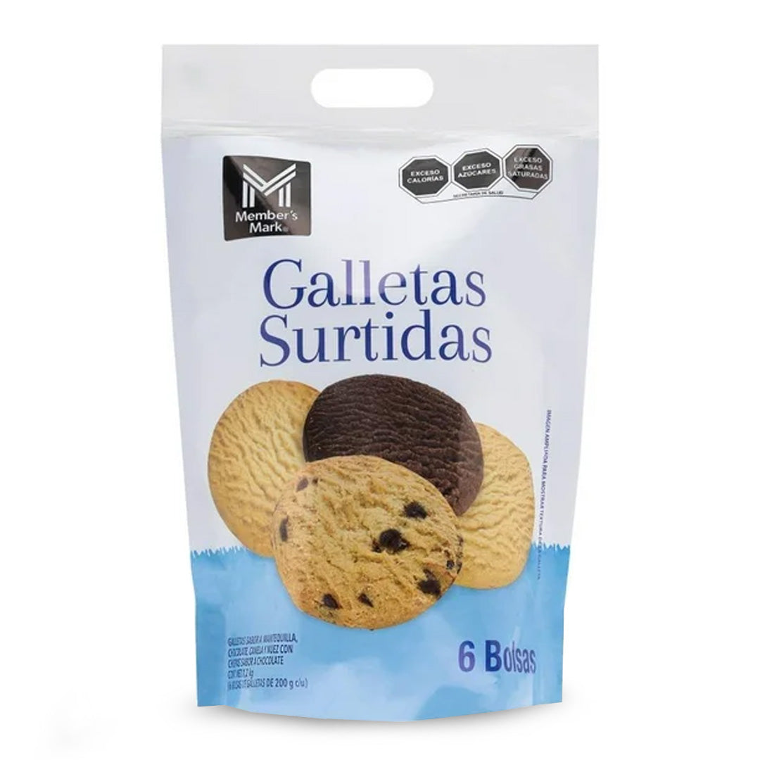 Galletas Members Polvoron Surtido 6/200 Gr