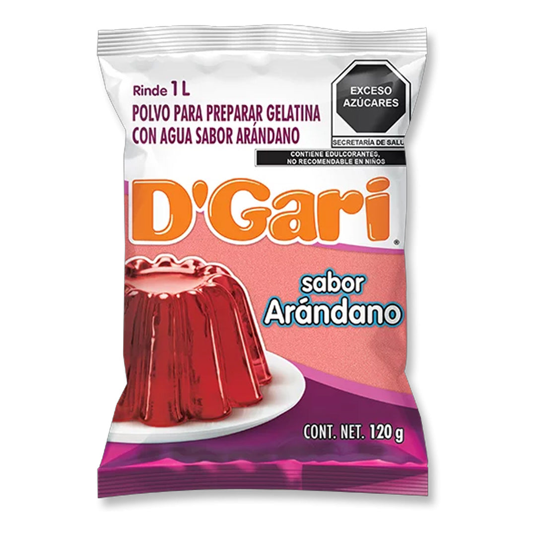 Gelatinas Gari Agua Arandano 120Gr