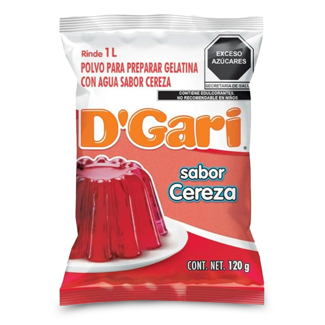 Gelatinas Gari Agua Cereza 120 Gr