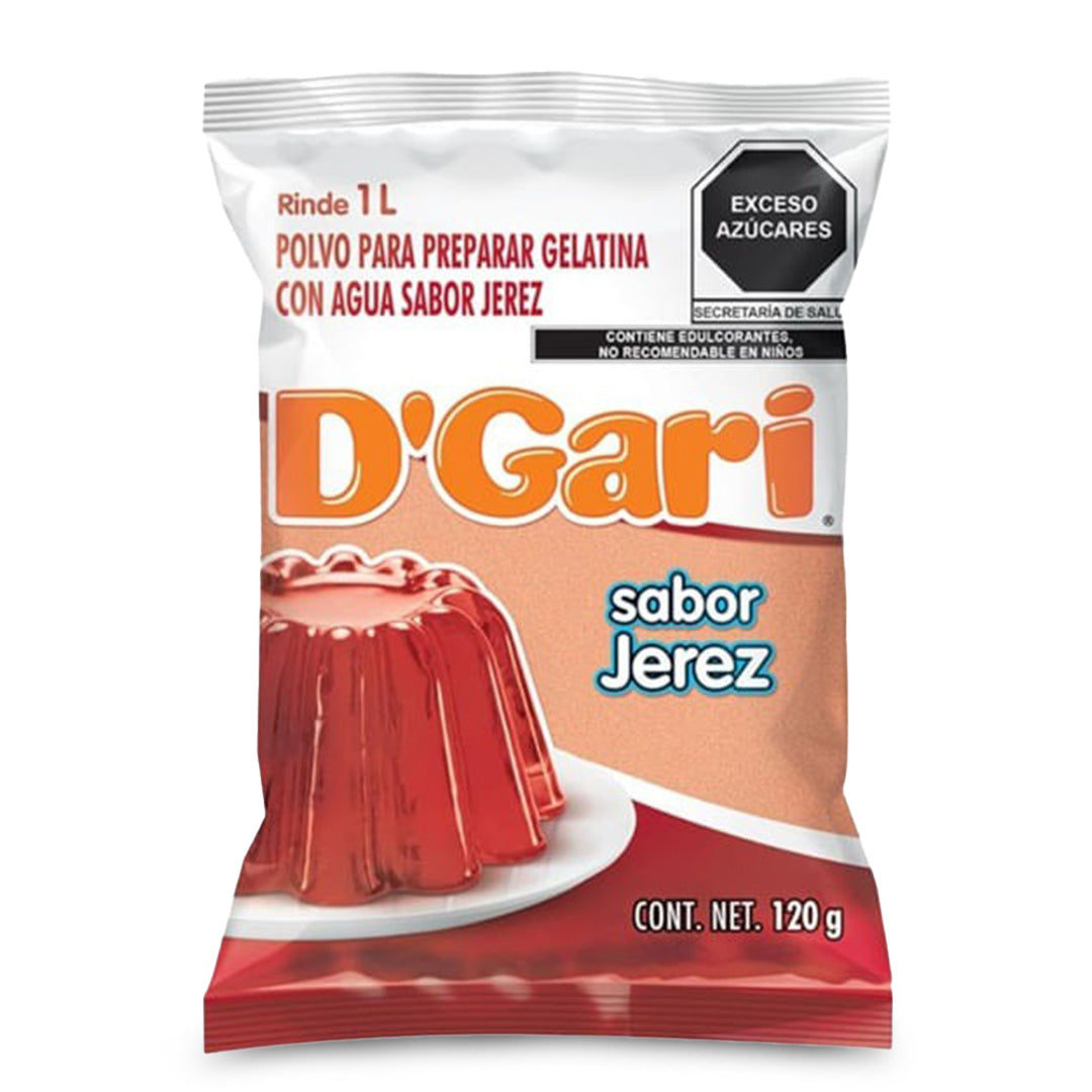 Gelatinas Gari Agua Jerez 120G
