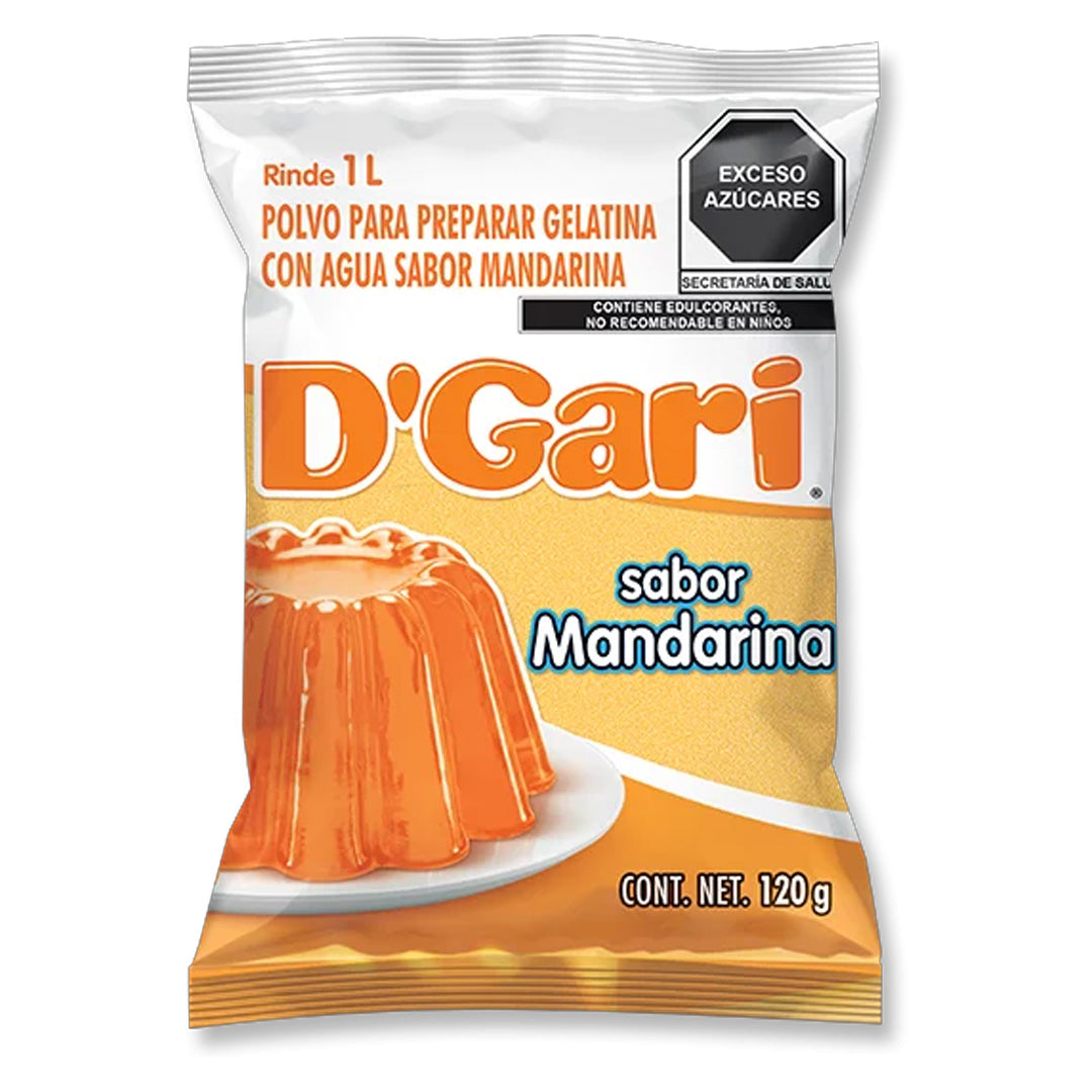 Gelatinas Gari Agua Mandarina 120Gr