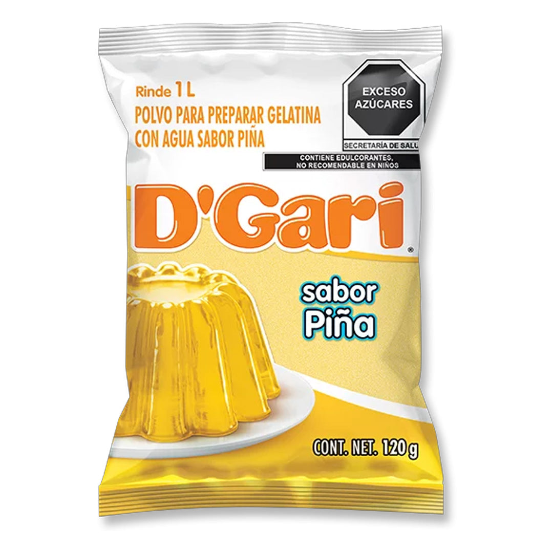 Gelatinas Gari Agua Piña 120G
