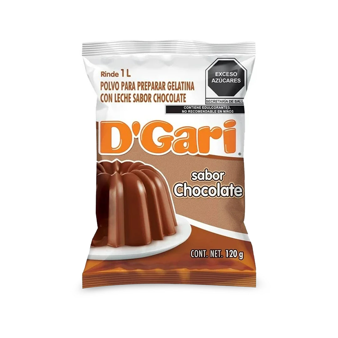 Gelatinas Gari Leche Chocolate 120Gr