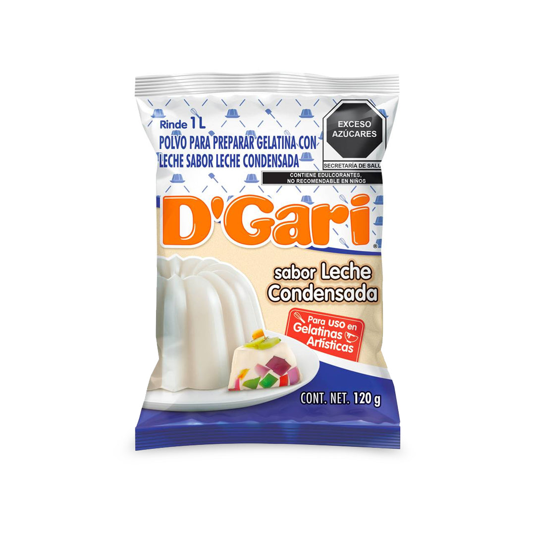 Gelatinas Gari Leche Condensada  120Gr