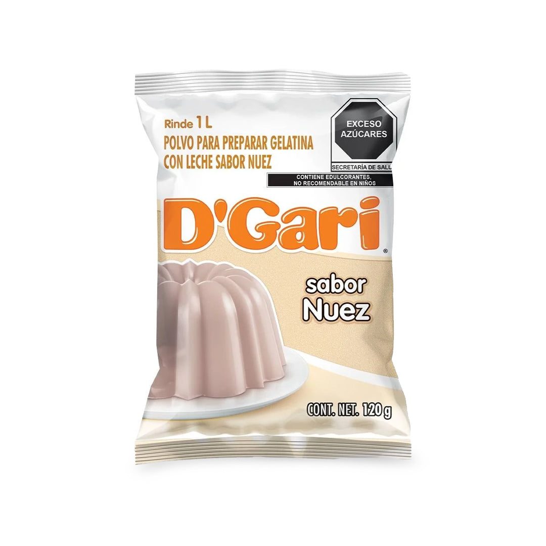 Gelatinas Gari Leche Nuez 120Gr