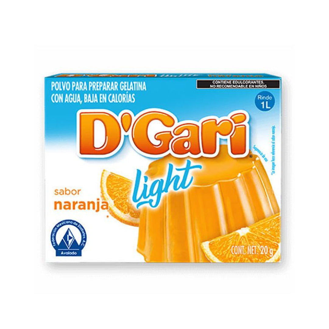 Gelatinas Gari Ligth Naranja 20 Gr