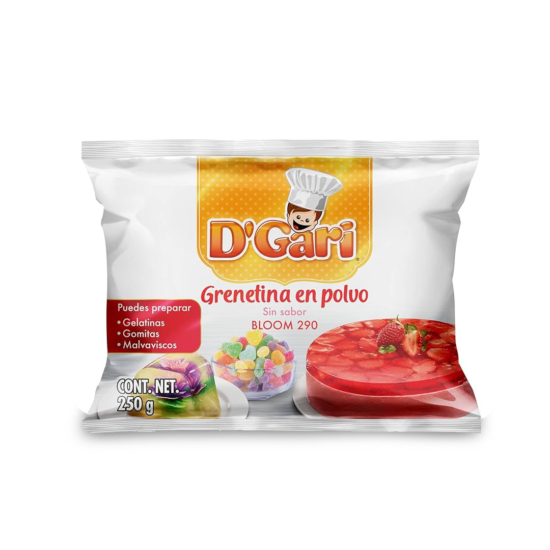 Grenetina Gari Sin Sabor 250 Gr