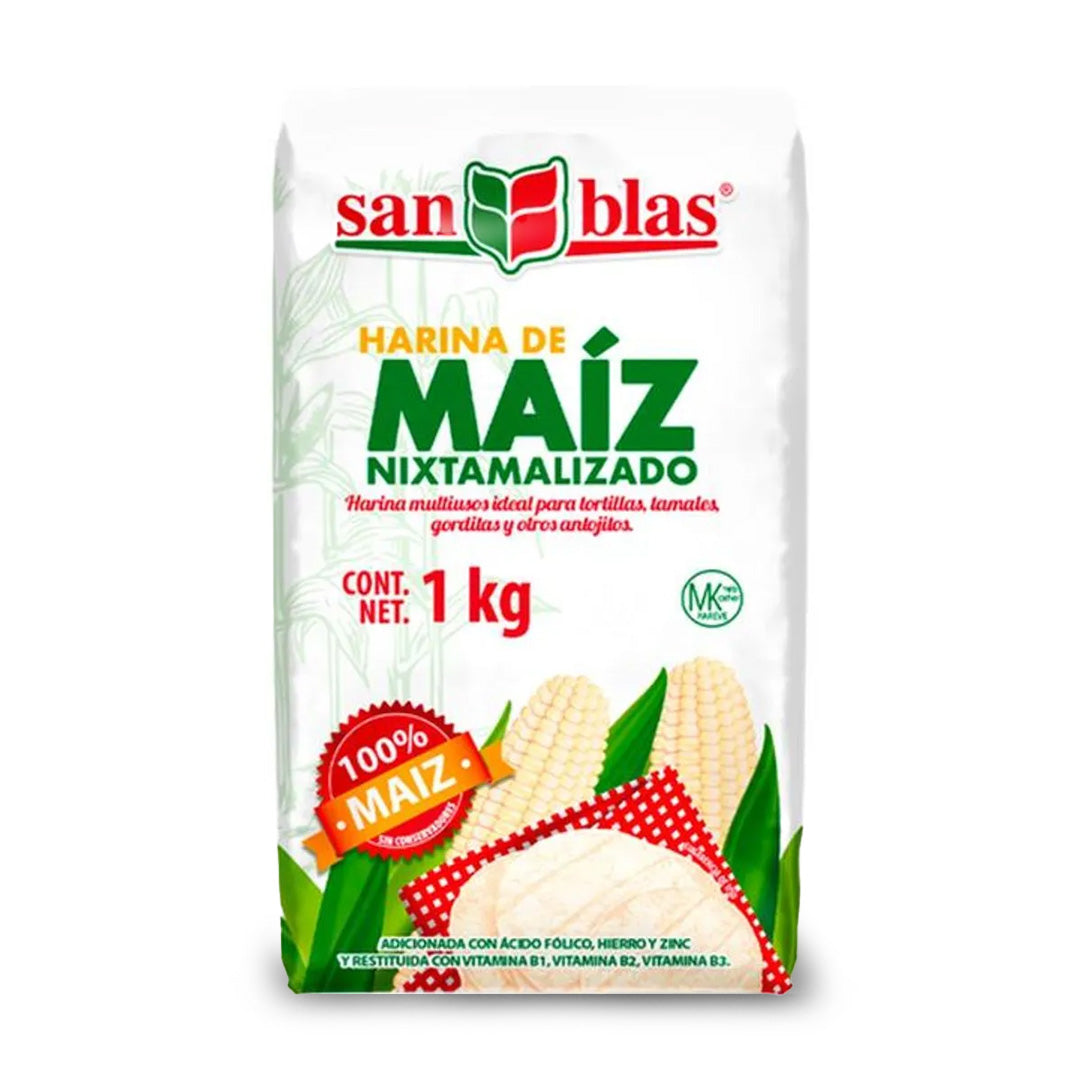 Harina De Maiz San Blas Harina 1 Kg