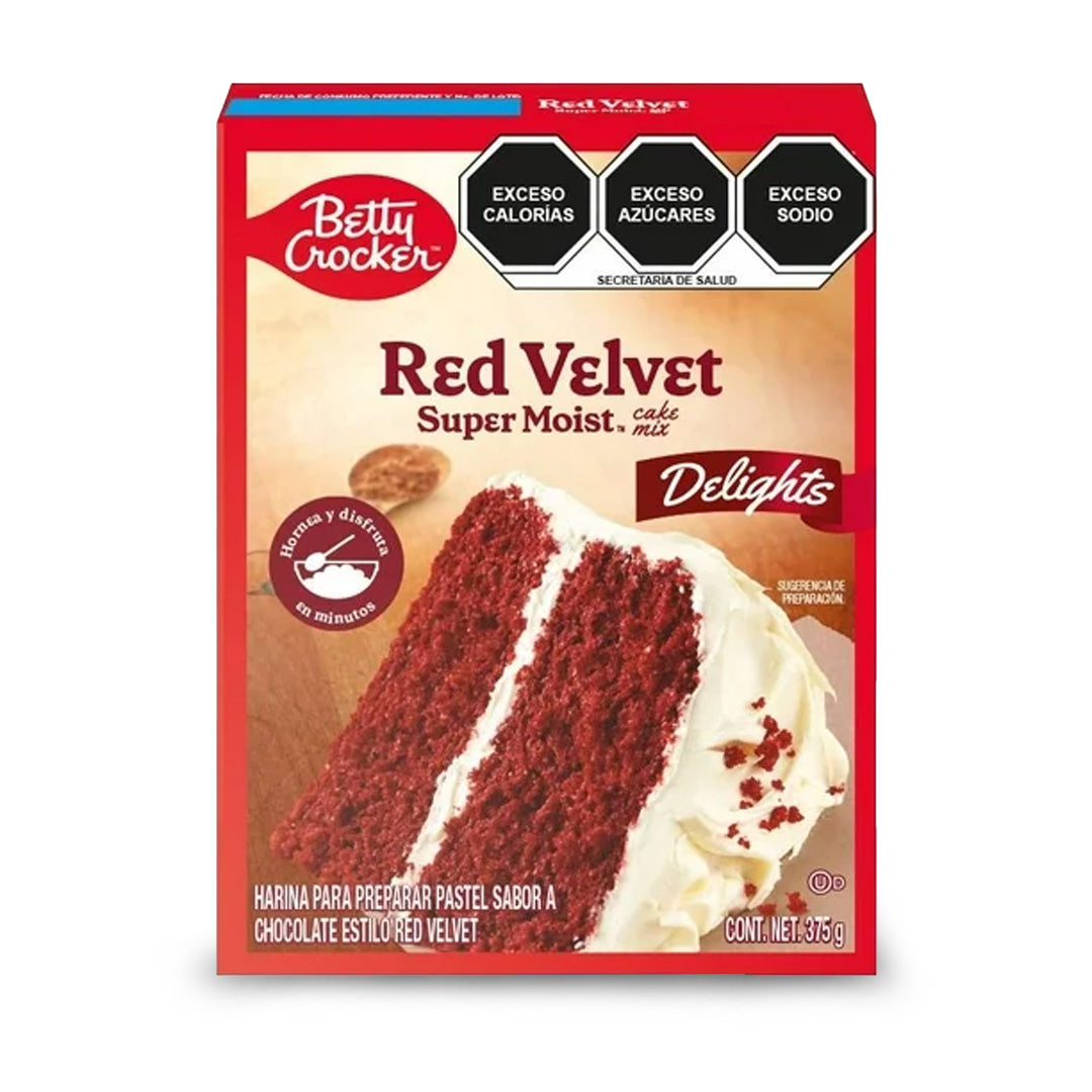 Harina Para Pastel Betty Crocker Red Velvet 375 Gr