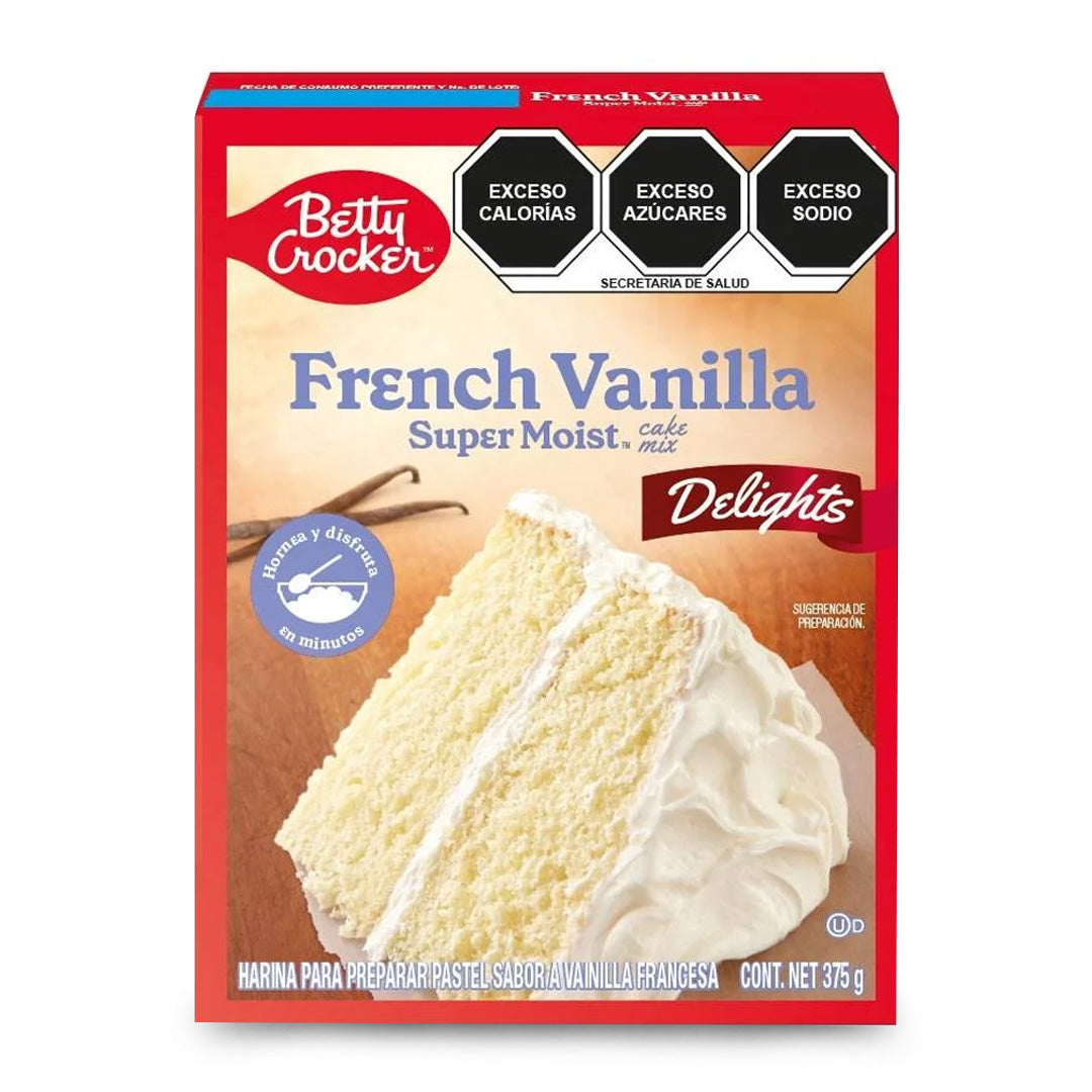 Harina Para Pastel Betty Crocker Vainilla French 375 Gr