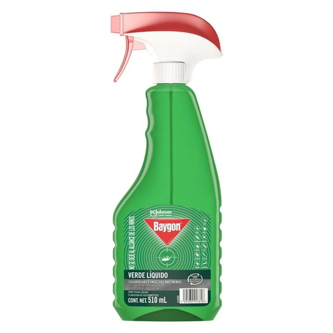 Insecticidas Baygon Verde Liquido 510 Ml