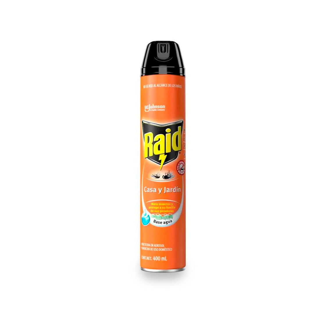 Insecticida Raid Casa Y Jardin 400Ml