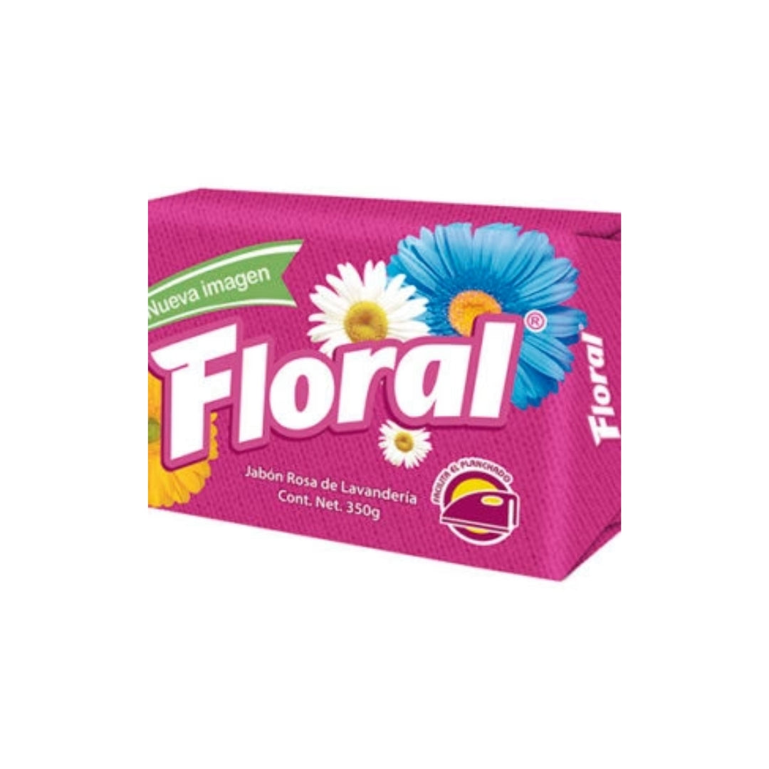 Jabon Lavanderia Floral Rosa 350 Gr