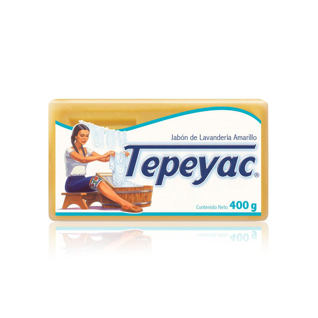 Jabon Lavanderia Tepeyac Amarillo C/Env 400Gr