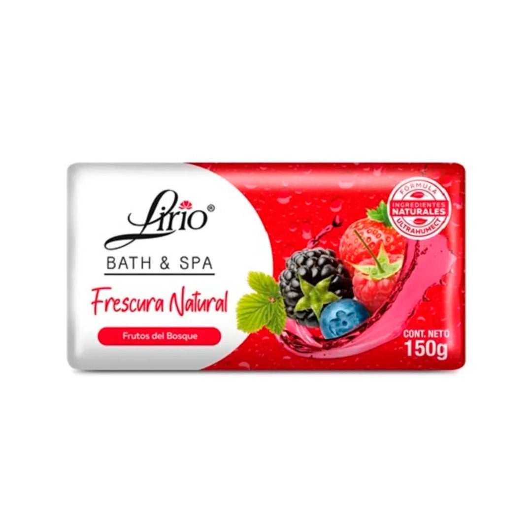 Jabon De Baño Lirio Frutos Del Bosque 150 Gr