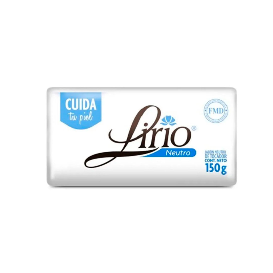 Jabon De Baño Lirio Neutro 150 Gr