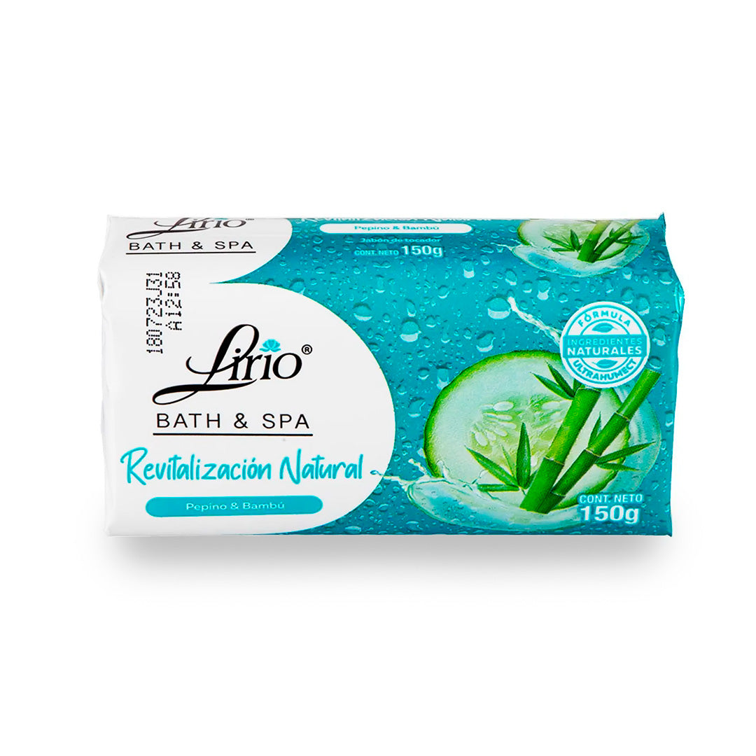 Jabon De Baño Lirio Pepino & Bambu 150G