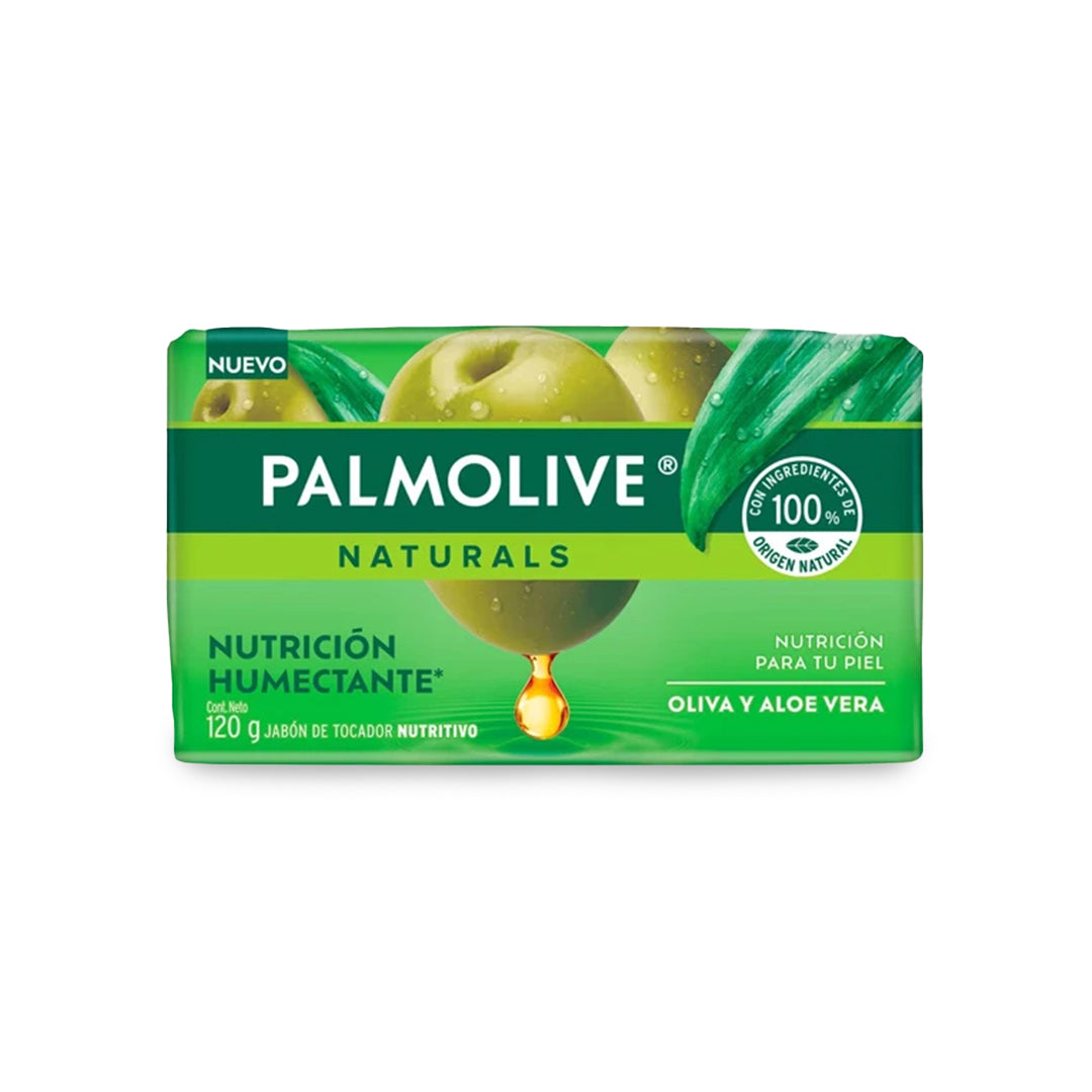 Jabon De Baño Palmolive Oliva Y Aloe 120 Gr