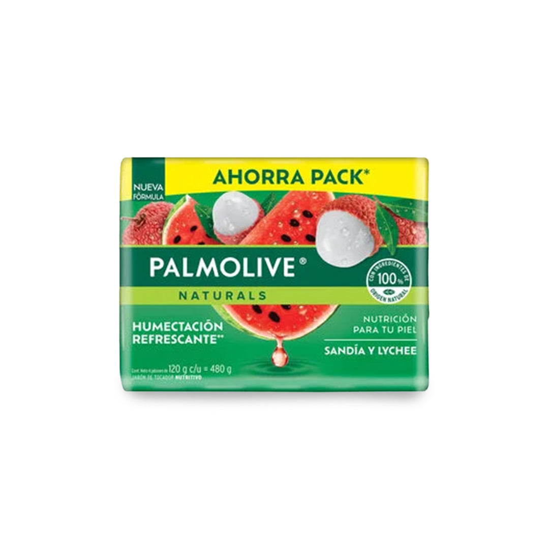 Jabon De Baño Palmolive Sandia Y Lychee 120 Gr