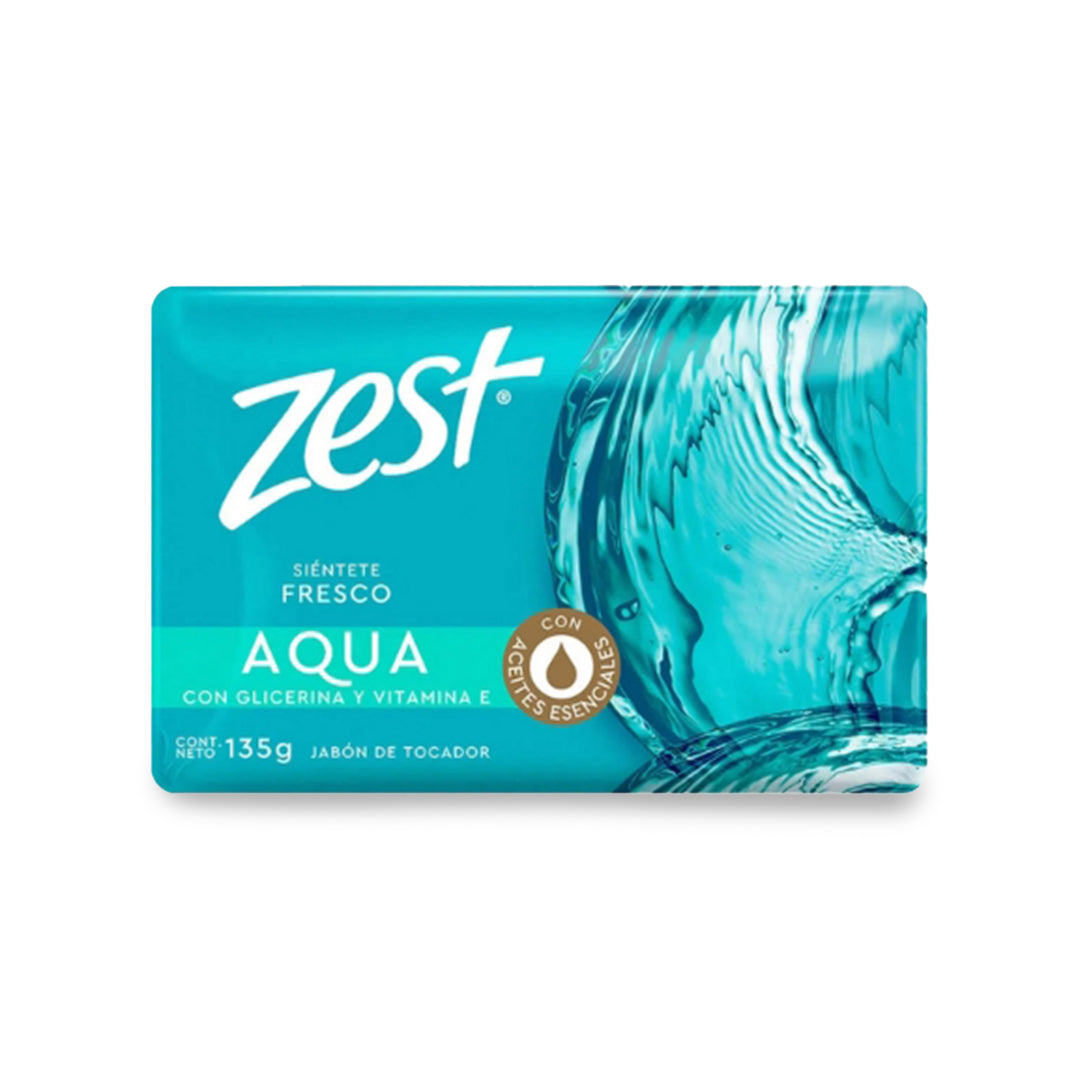 Jabon De Baño Zest Aqua 135 Gr Pz
