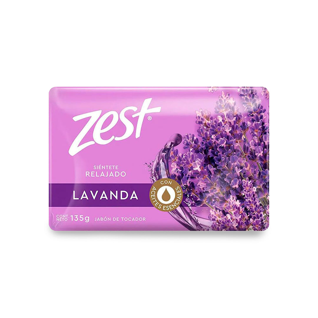 Jabon De Baño Zest Lavanda 135 Gr