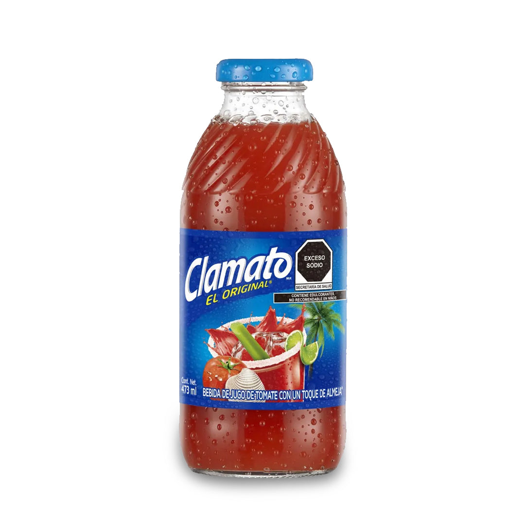 Jugo Botella Clamato Tomate Almeja 473 Ml